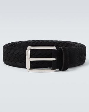 Tod's Guertel Aus Veloursleder - Schwarz