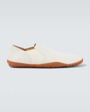Lemaire Slip-Ons Vibram Glove Aus Leder - Weiß