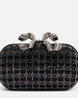 Self-Portrait Verzierte Clutch Small - Schwarz