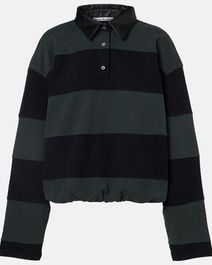 Acne Studios Polopullover Aus Baumwolle - Schwarz