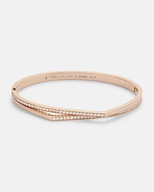 Repossi Antifer 18Kt Rose Bracelet With Diamonds - White