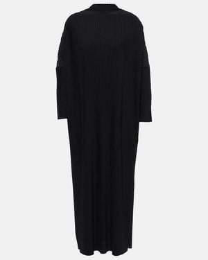 Max Mara Leisure Faraone Jersey Midi Dress - Black