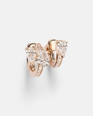 Repossi Einzelner Ear Cuff Serti Sur Vide Aus 18Kt Rosegold Mit Diamanten - Weiß