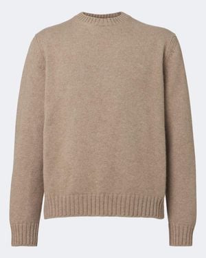 Saman Amel Elio Cashmere Jumper - Brown
