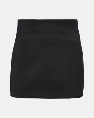 Wardrobe NYC Wool Miniskirt - Black