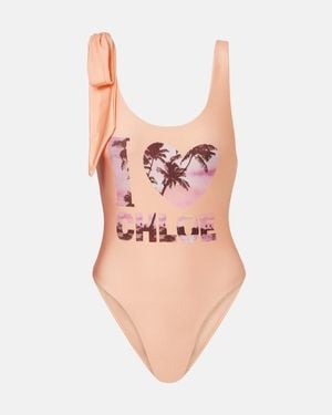 Chloé Banador Estampado - Rosa