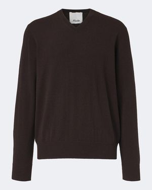 Allude Wool And Cashmere Sweater - Black