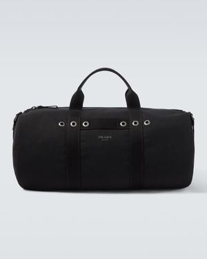 Prada Canvas Duffel Bag - Black