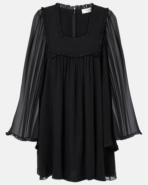 Chloé Silk Minidress - Black