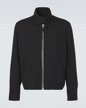 Tom Ford Wool, Cashmere, And Silk Jacket - Black