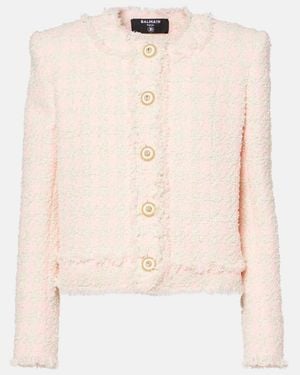 Balmain Tweed Jacket - Pink