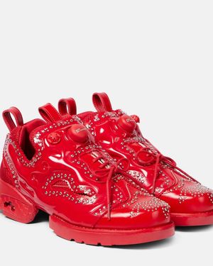 Noir Kei Ninomiya X Reebok Studded Brogue Trainers - Red