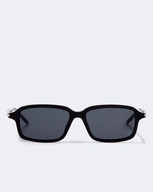 Saint Laurent Eckige Sonnenbrille Sl 938 - Schwarz
