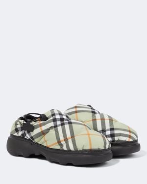 Burberry "Pillow" Slippers - Gray