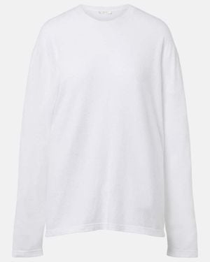 The Row Oversize-Sweatshirt Kabira Aus Baumwolle - Weiß