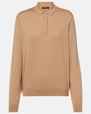 Loro Piana Polo-Pullover Ice Wish Aus Baumwolle - Braun