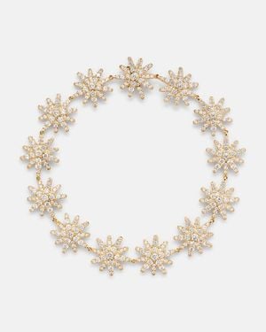 David Yurman Starburst 18Kt Tennis Bracelet With Diamonds - Metallic