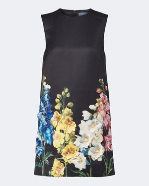 LEO LIN Verziertes Minikleid Yvonne - Schwarz