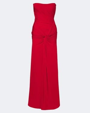 Alex Perry Robe Aus Jersey - Rot