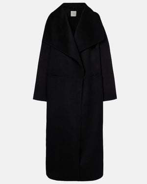 TOTEME Wool And Cashmere Coat - Black