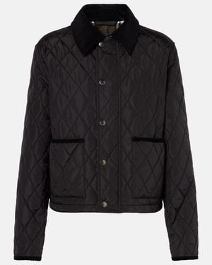 Burberry Cropped Jacket - Black