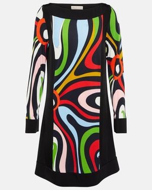 PUCCI Marmo Jersey Minidress - Red