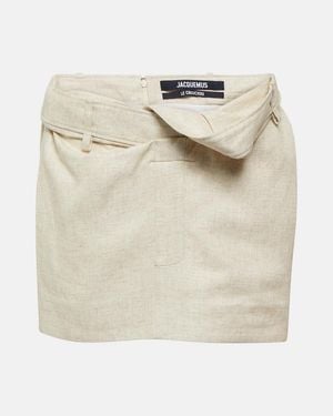 Jacquemus Bahia Mini Skirt - Natural
