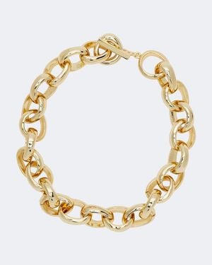 JOSEPH Bean Chain Necklace - Metallic