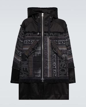Sacai X Eric Haze Jacquard Jacket - Black