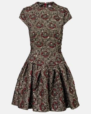 Jonathan Simkhai Elowen Jacquard Minidress - Brown