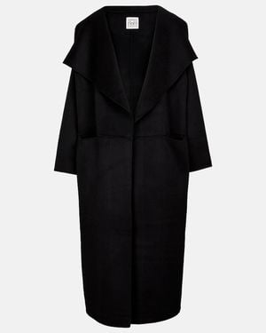 TOTEME Signature Wool And Cashmere Coat - Black