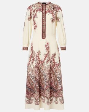 Etro Paisley Shirt Dress - White