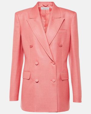 Gabriela Hearst Gavin Silk And Wool Blazer - Pink