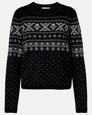 Vince Pullover Aus Kaschmir - Schwarz