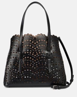 Alaïa Mina 25 Small Leather Handbag - Black