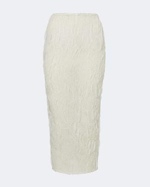 Maticevski Entreat Georgette Pencil Skirt - White