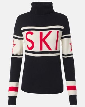 Perfect Moment Schild Wool Turtleneck Jumper - Blue
