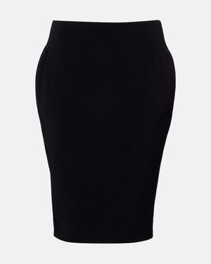 Saint Laurent High-Rise Pencil Skirt - Black