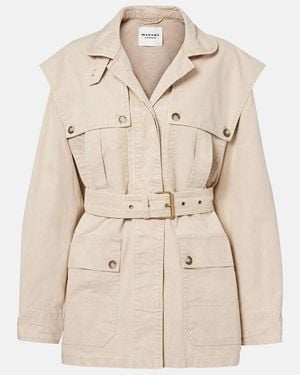 Isabel Marant Malika Cotton Jacket - Natural