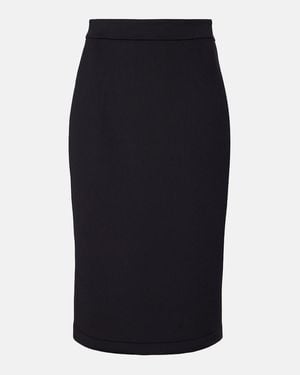 Moncler Genius X Ee72 Falda Tubo De Tiro Alto Por Edward Enninful - Negro