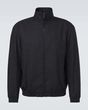 Etro Veste Blouson A Motif Cachemire - Bleu