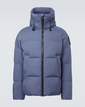 Canada Goose Label Crofton Down Jacket - Blue