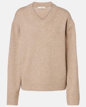 Vince Pullover Aus Einem Wollgemisch - Natur