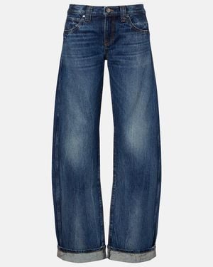 KHAITE Karo Barrel-Leg Jeans - Blue