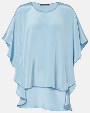 Max Mara Light Flowy Blouse - Blue