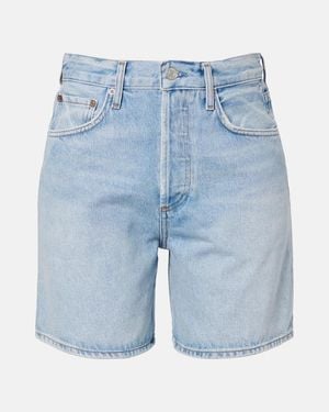 Agolde Dame Denim Shorts - Blue
