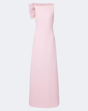 Safiyaa Mallory Crepe Gown - Pink
