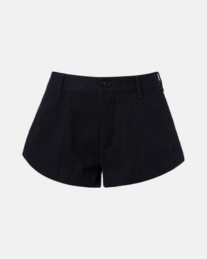 FRAME Shell Denim Shorts - Black