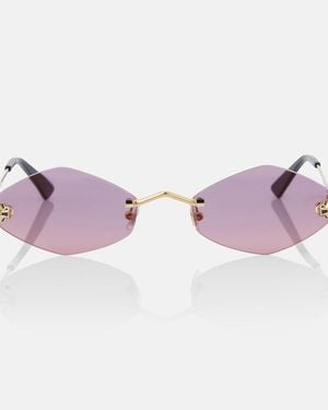 Cartier Gafas De Sol Geometricas Panthere De Cartier - Rosa