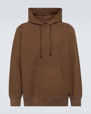 AURALEE Oversize-Hoodie Aus Einem Baumwollgemisch - Braun